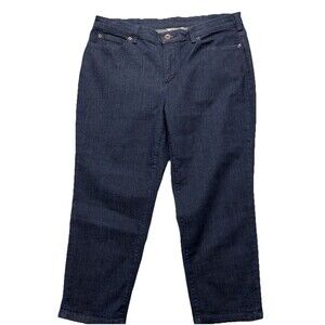 Duluth Trading Women's Size 12 Daily Denim Capri Crop Jeans Stretch gorpcore